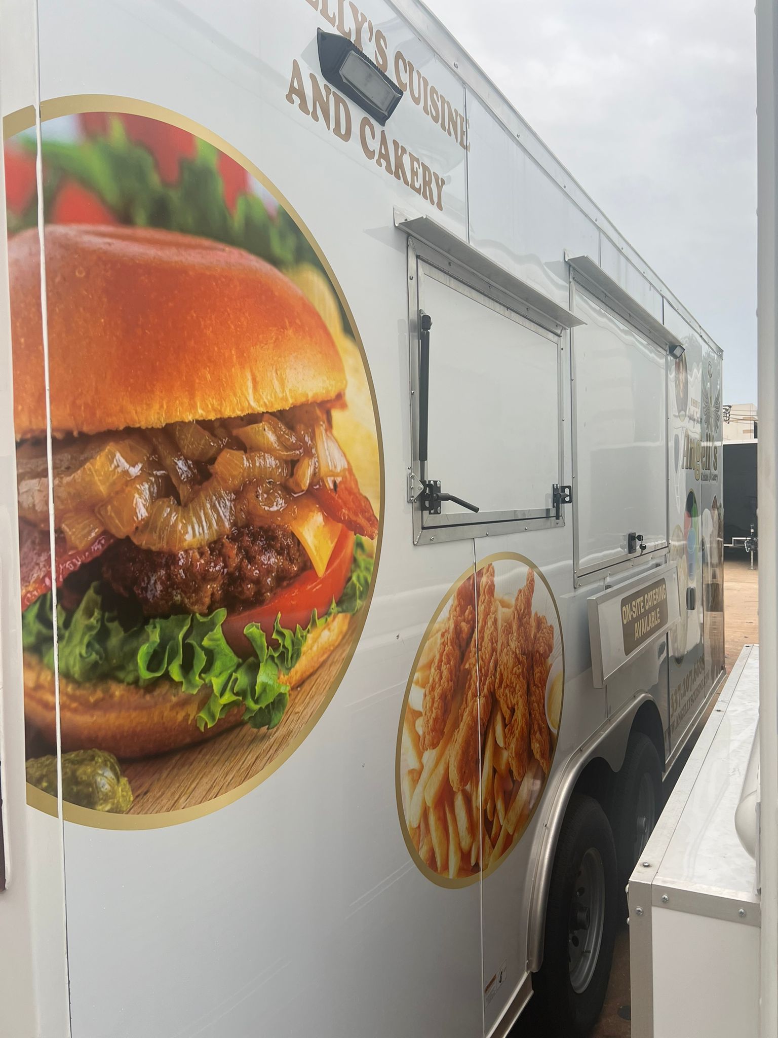 Angell's Cuisine and Cakery mobile food truck